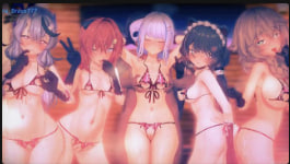 Akira的Nijisanji虚拟主播夏日激情色情动画:重节奏丝带视角诱惑无限